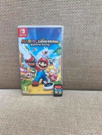 Mario + rabbids kingdom battle - nintendo switch game beschikbaar voor biedingen
