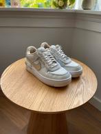 Nike Air Force 1 Shadow Beige-Wit - Maat 38, Ophalen of Verzenden, Gedragen, Beige, Sneakers of Gympen