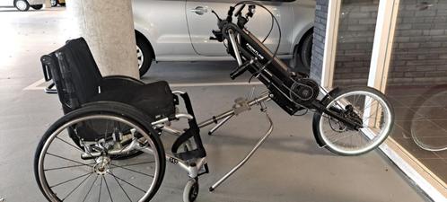 Frontline m7 Elektrische Hybride handbike met midden motor, Diversen, Rolstoelen, Zo goed als nieuw, Handbewogen rolstoel, Ophalen