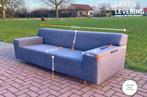 GRATIS LEVERING HEEL NL Mooie Antraciet 3-zits Bankstel, Driepersoons, 75 tot 100 cm, Ophalen of Verzenden, Zo goed als nieuw
