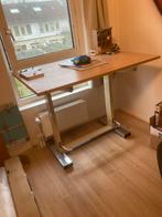 Mooie tekentafel, houten blad en metaal onderstel, Ophalen, Zo goed als nieuw, Minder dan 130 cm