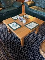 Vierkante massief eiken Oisterwijk salontafel, Huis en Inrichting, Ophalen, 50 tot 100 cm, Vierkant, Zo goed als nieuw
