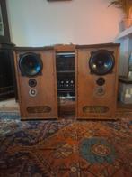 B&w dm2a vintage speakers., Audio, Tv en Foto, Luidsprekers, Ophalen, Minder dan 60 watt, Front, Rear of Stereo speakers, Overige merken