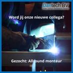 vacature allround monteur, 33 - 40 uur, LBO / VMBO