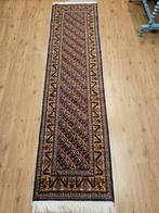 Vintage handgeknoopt oosters tapijt loper 280x67, 200 cm of meer, 50 tot 100 cm, Gebruikt, Rechthoekig