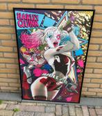 Harley Quinn poster met schilderij 50x70 cm, Ophalen, Zo goed als nieuw, Rechthoekig Staand