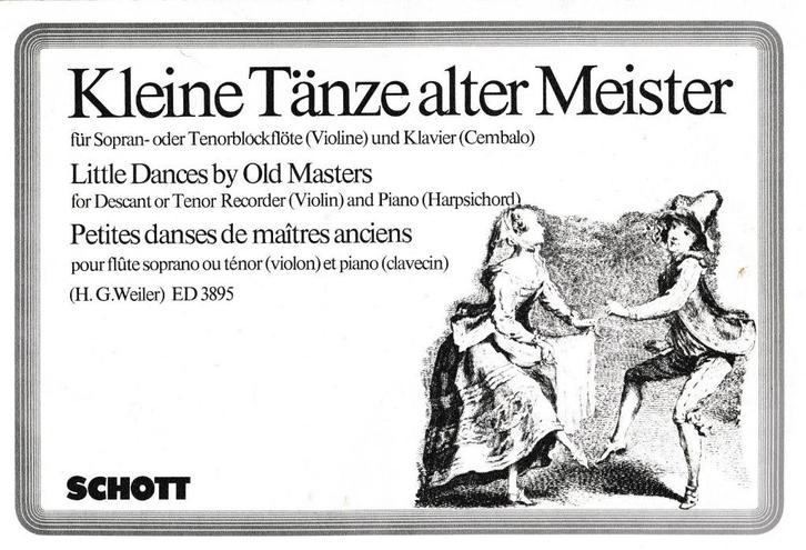 Hans Georg Weiler - Kleine Tanze alter Meister, Muziek en Instrumenten, Bladmuziek, Gebruikt, Artiest of Componist, Populair, Ophalen of Verzenden