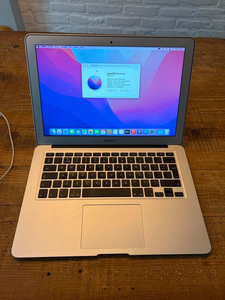 MacBook Air 13 inch early 2015, 8GB RAM, 128GB als SSD,lader, Computers en Software, Apple Macbooks, Zo goed als nieuw, MacBook Air