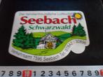 sticker Duitsland Seebach Schwarzwald  Luftkurort, Ophalen, Zo goed als nieuw, Bedrijf of Vereniging