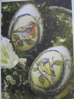 Borduurpatroon  Feeen / Bloemen / Vogeltjes  op ei   nr 7702, Verzenden, Nieuw, Handborduren, Patroon