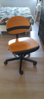 Ibiza houten zwart bureau stoel, Ophalen, Zo goed als nieuw, Zwart