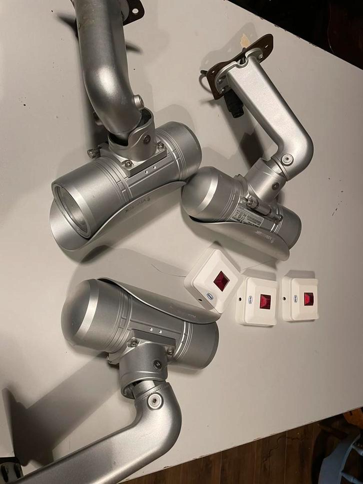3 stuks Beveiligingscamera’s, Hobby en Vrije tijd, Elektronica-componenten, Gebruikt, Ophalen