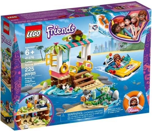 Lego Friends set 41376  Turtles Rescue Mission, Kinderen en Baby's, Speelgoed | Duplo en Lego, Nieuw, Lego, Complete set, Ophalen of Verzenden