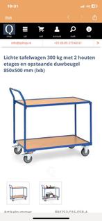 Plateaukar/magazijnkar, Ophalen of Verzenden, Zo goed als nieuw, Transportkar