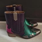 Metallic gekleurde, leren laarsjes maat 37, Kleding | Dames, Schoenen, Ophalen of Verzenden, Zo goed als nieuw, Overige kleuren