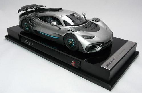 Mercedes AMG One Zilver 1:18 van Amalgam, Hobby en Vrije tijd, Modelauto's | 1:18, Nieuw, Auto, Overige merken, Ophalen of Verzenden