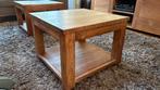Teak Houten Bijzettafels 60x60x45, Huis en Inrichting, Tafels | Bijzettafels, Gebruikt, Vierkant, 55 tot 75 cm, Hout