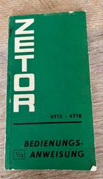 Zetor bedienungsanweisung 4712-4718, Verzamelen, Ophalen of Verzenden, Zo goed als nieuw