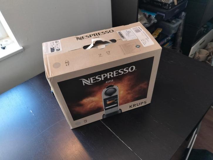 Nieuw Krups Nespresso CitiZ Silver, Witgoed en Apparatuur, Koffiezetapparaten, Nieuw, Overige modellen, Ophalen