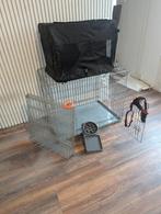Benche, transport benche, tuig voor medium puppy,  schrokbak, Dieren en Toebehoren, Hondenbenches, Ophalen