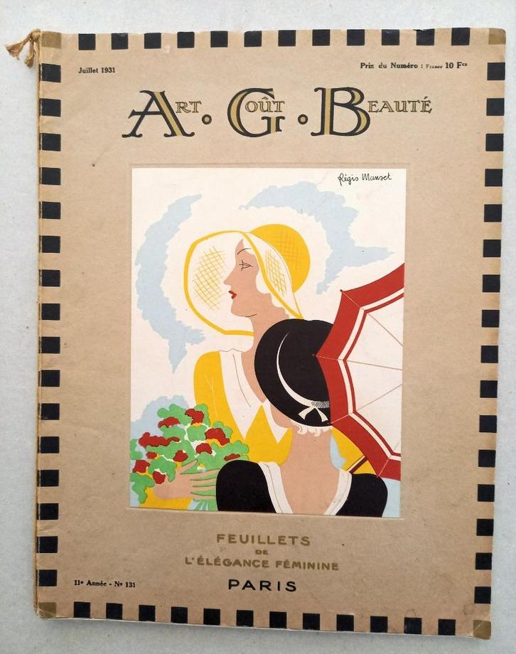 AGB Art Gout Beauté Octobre 1931 #131 Art Deco Mode, Antiek en Kunst, Antiek | Boeken en Bijbels, Ophalen of Verzenden