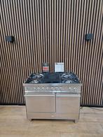Luxe Rvs Boretti Quadra line Fornuis 100 cm (Gratis bezorgt), Witgoed en Apparatuur, Fornuizen, 60 cm of meer, Ophalen of Verzenden