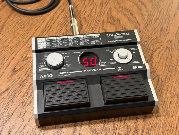 ToneWorks AX3G effectenpedaal gitaar, Muziek en Instrumenten, Effecten, Gebruikt, Multi-effect, Ophalen