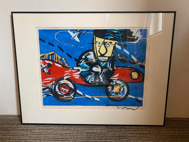 Herman Brood - Future Lease - Zeefdruk 298/300, Antiek en Kunst, Kunst | Litho's en Zeefdrukken, Ophalen