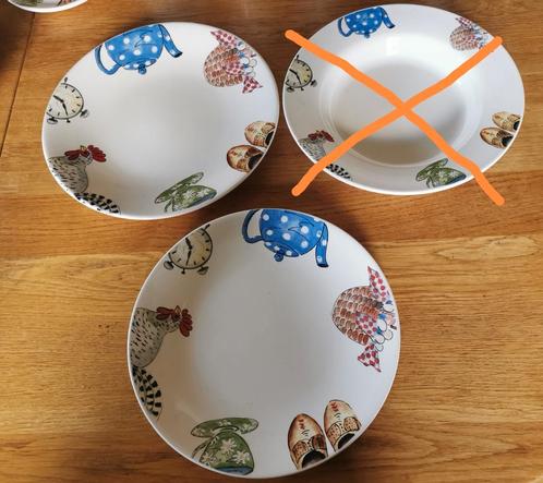 Servies Landleven van Alie Kruse-Kolk., Huis en Inrichting, Keuken | Servies, Zo goed als nieuw, Bord(en), Overige stijlen, Overige materialen