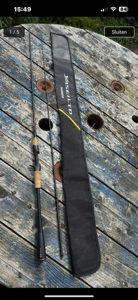 SHIMANO YASEI LTD PERCH CRANKBAIT 215 ML C, Watersport en Boten, Hengelsport | Roofvissen, Zo goed als nieuw, Werphengel, Ophalen