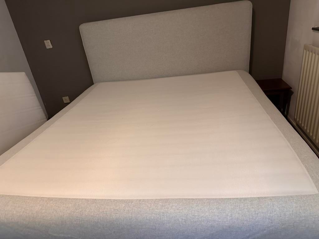 IKEA Box Spring Bed with Mattress and Topper - 350 Euro, Ophalen, Overige kleuren, Tweepersoons, Zo goed als nieuw