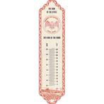 Bacardi king of the rum reclame thermometer van metaal, Nieuw, Ophalen of Verzenden