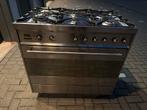 Smeg Gasfornuis 6 pits RVS - Nette Staat, Witgoed en Apparatuur, Ovens, Gebruikt, Oven, Ophalen of Verzenden, Vrijstaand