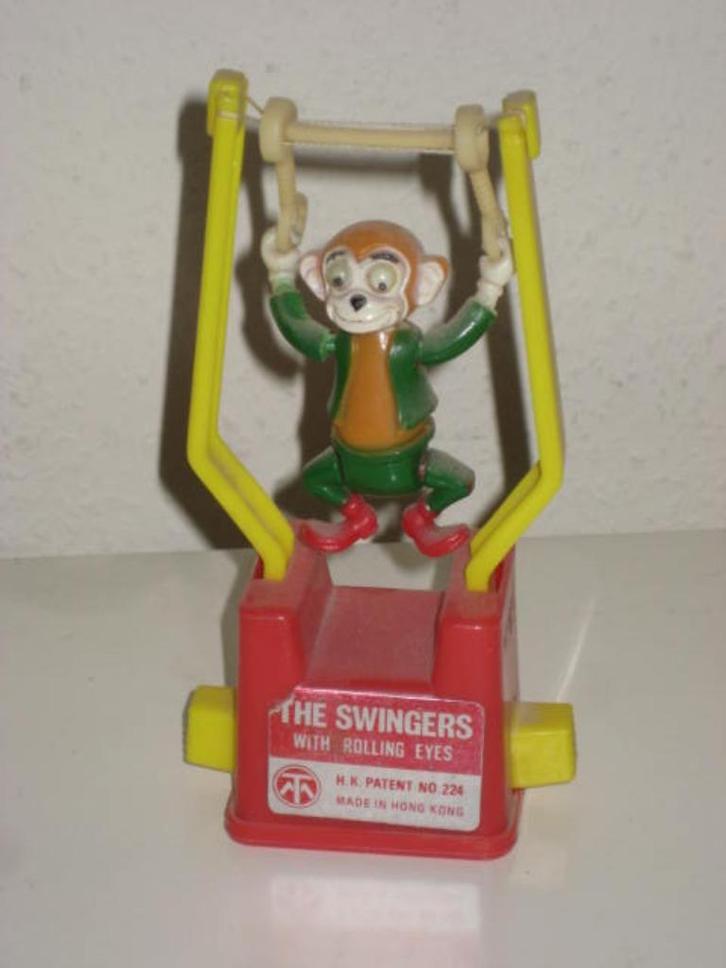 The Swingers with the rolling eyes 1970 no 224 monkey, Verzamelen, Speelgoed, Gebruikt, Ophalen of Verzenden