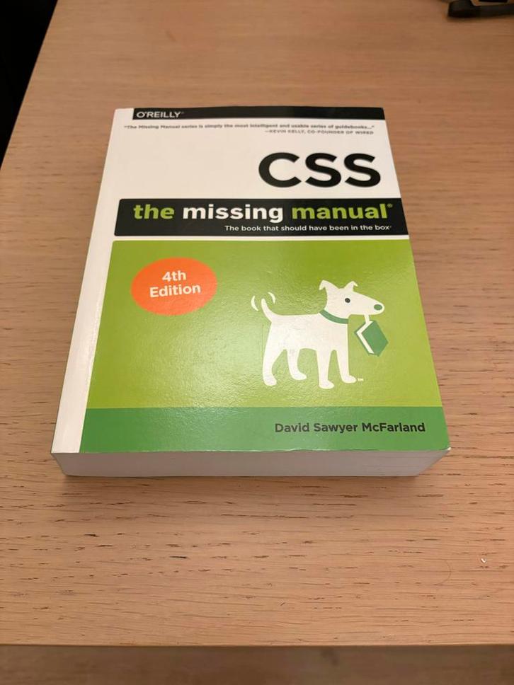 CSS The Missing Manual 4th Edition - Goede Staat, Boeken, Informatica en Computer, Zo goed als nieuw, Internet of Webdesign, Ophalen of Verzenden