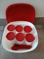 Tupperware yoghurt maker/bereider met bekers en lepels, Ophalen, Zo goed als nieuw, Rood, Beker of Kan