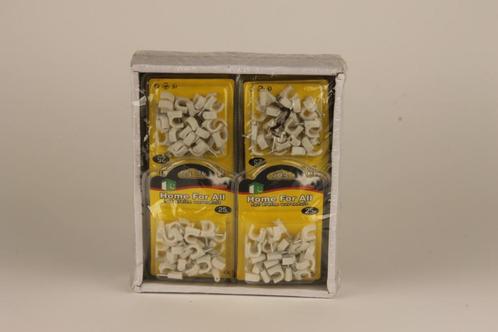 Kabelclip met spijker, Doe-het-zelf en Verbouw, Elektra en Kabels, Nieuw, Kabel of Snoer, Ophalen of Verzenden