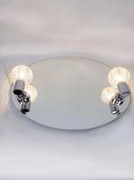 Italiaanse spiegel met 2 lampen, Minder dan 100 cm, 75 tot 100 cm, Gebruikt, Ophalen