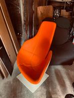 Morosso stoel oranje wit leer, Ophalen of Verzenden, Zo goed als nieuw