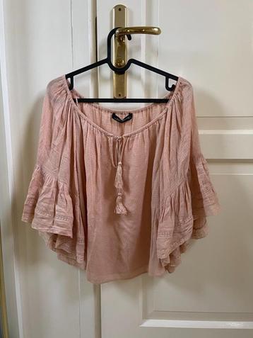 Zara zalm roze blouse maat S beschikbaar voor biedingen