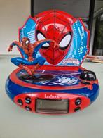 Wekker met radio van Spiderman, Muziek, 1 speler, Ophalen of Verzenden, Zo goed als nieuw