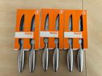 6 steakmessen, Ophalen of Verzenden, Nieuw, Rvs of Chroom, Los bestek