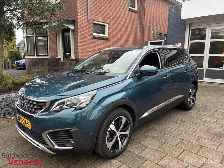 Peugeot 5008 1.2 PureTech Allure|Automaat|Focal Audio|7 zits, Auto's, Peugeot, Bedrijf, Te koop, 360° camera, ABS, Achteruitrijcamera
