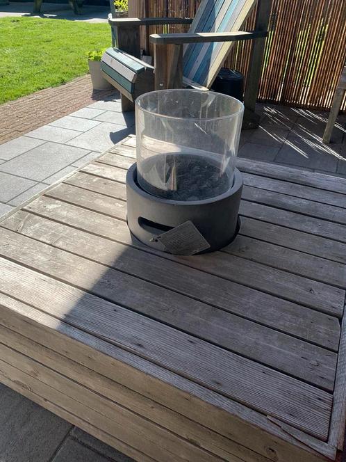 Betonnen gashaardje, Tuin en Terras, Terrasverwarmers, Zo goed als nieuw, Vloer, Ophalen