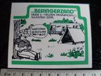sticker camping beringerzand helden panningen vintage, Verzamelen, Verzenden, Zo goed als nieuw, Bedrijf of Vereniging