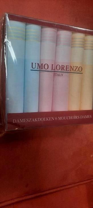 Dames zakdoeken Umo Lorenzo nieuw in verpakking  beschikbaar voor biedingen