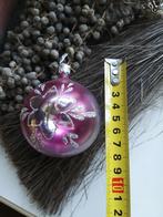 Roze glazen kerstbal, Ophalen of Verzenden, Zo goed als nieuw