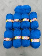 NEVEDA Mondial blauw wol garen 100 gram per bol (KW20), Hobby en Vrije tijd, Breien en Haken, Ophalen of Verzenden, Nieuw, Breien of Haken