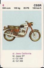 Kw2093 motorkaartje jawa california, Ophalen of Verzenden, Zo goed als nieuw