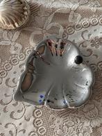Vintage metalen schaal / bladvorm decoratie, Antiek en Kunst, Ophalen of Verzenden